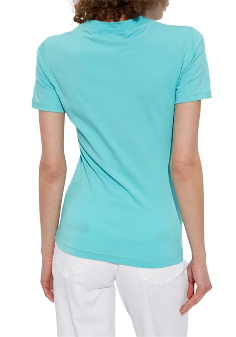 T-shirt with crystals Outline Barocco VERSACE JEANS COUTURE | T-shirt | 78HAHC01 CJ02C239